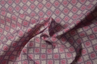 Baumwolle "Sunday" Blumen Muster Rosa